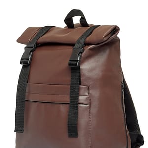 Рюкзак SamBag жіночий Roll Top Milton Шоколадний