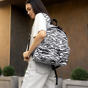 Рюкзак SamBag жіночий Active тканевий з принтом "zebra"