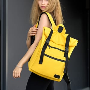 Рюкзак SamBag жіночий RollTop Жовтий