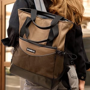 Рюкзак-сумка SamBag жіночий Shopper хакі