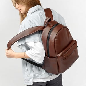 Рюкзак SamBag жіночий Zard LST Шоколад