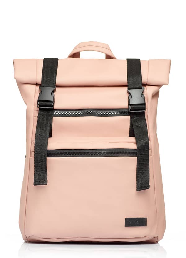 Рюкзак SamBag жіночий Roll Top LTT кольору пудра - Зображення 2