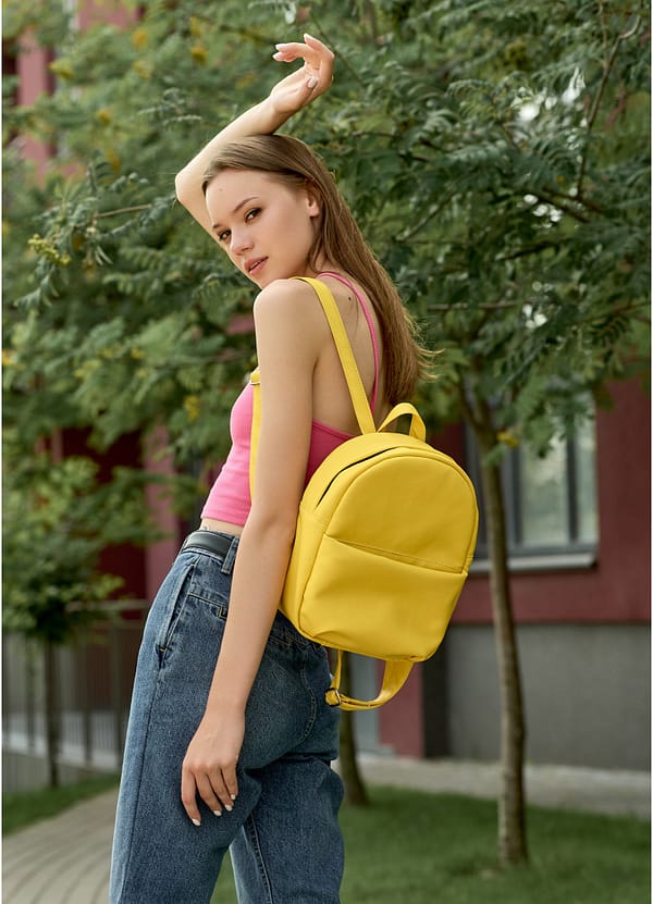 Рюкзак SamBag жіночий Brix KQV Жовтий