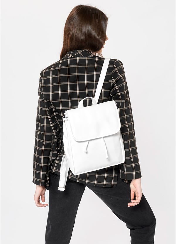 Рюкзак SamBag жіночий Loft MZP Білий - Зображення 5