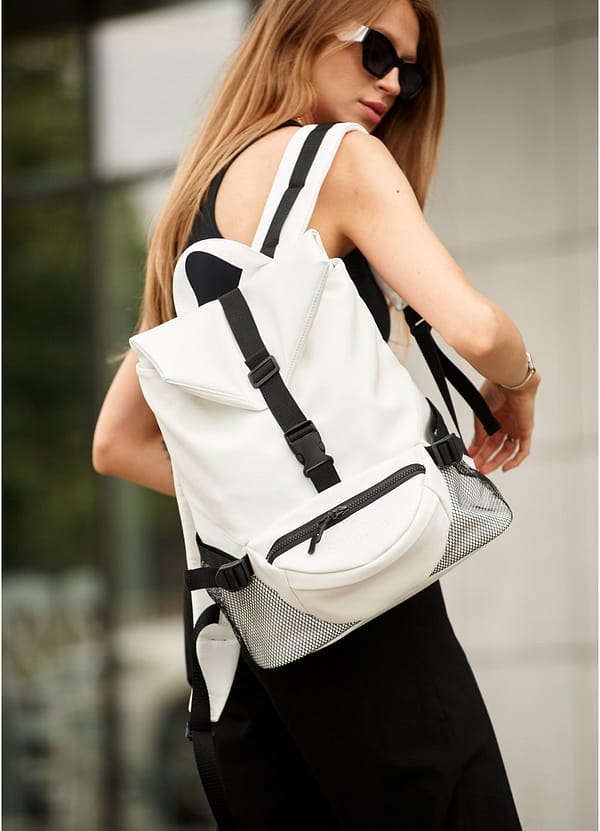 Рюкзак SamBag жіночий ReneDouble Білий