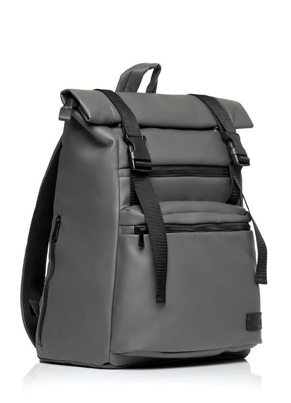 Рюкзак SamBag жіночий RollTop Графітовий - Зображення 5